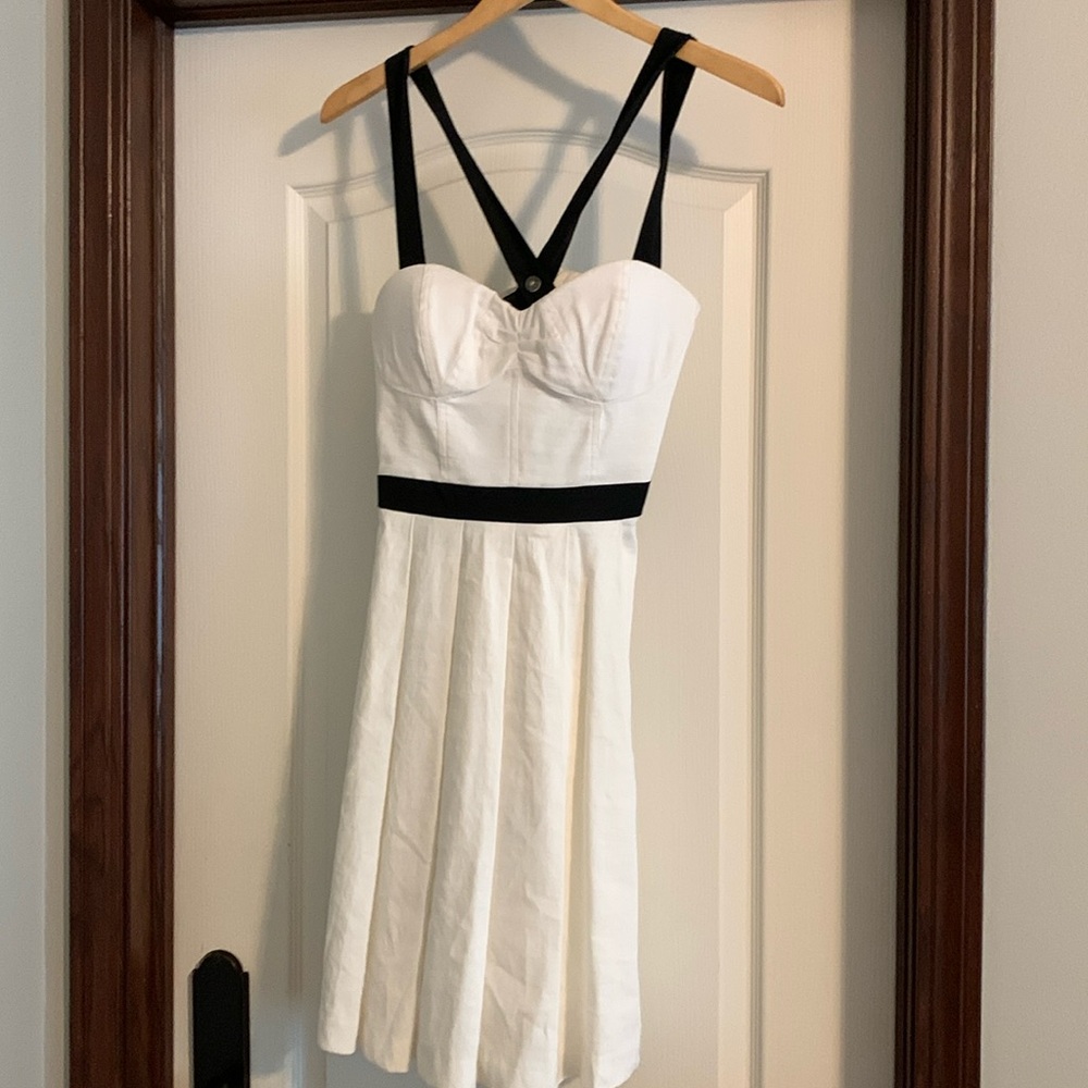 Bebe white mini dress